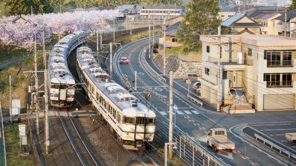 running train